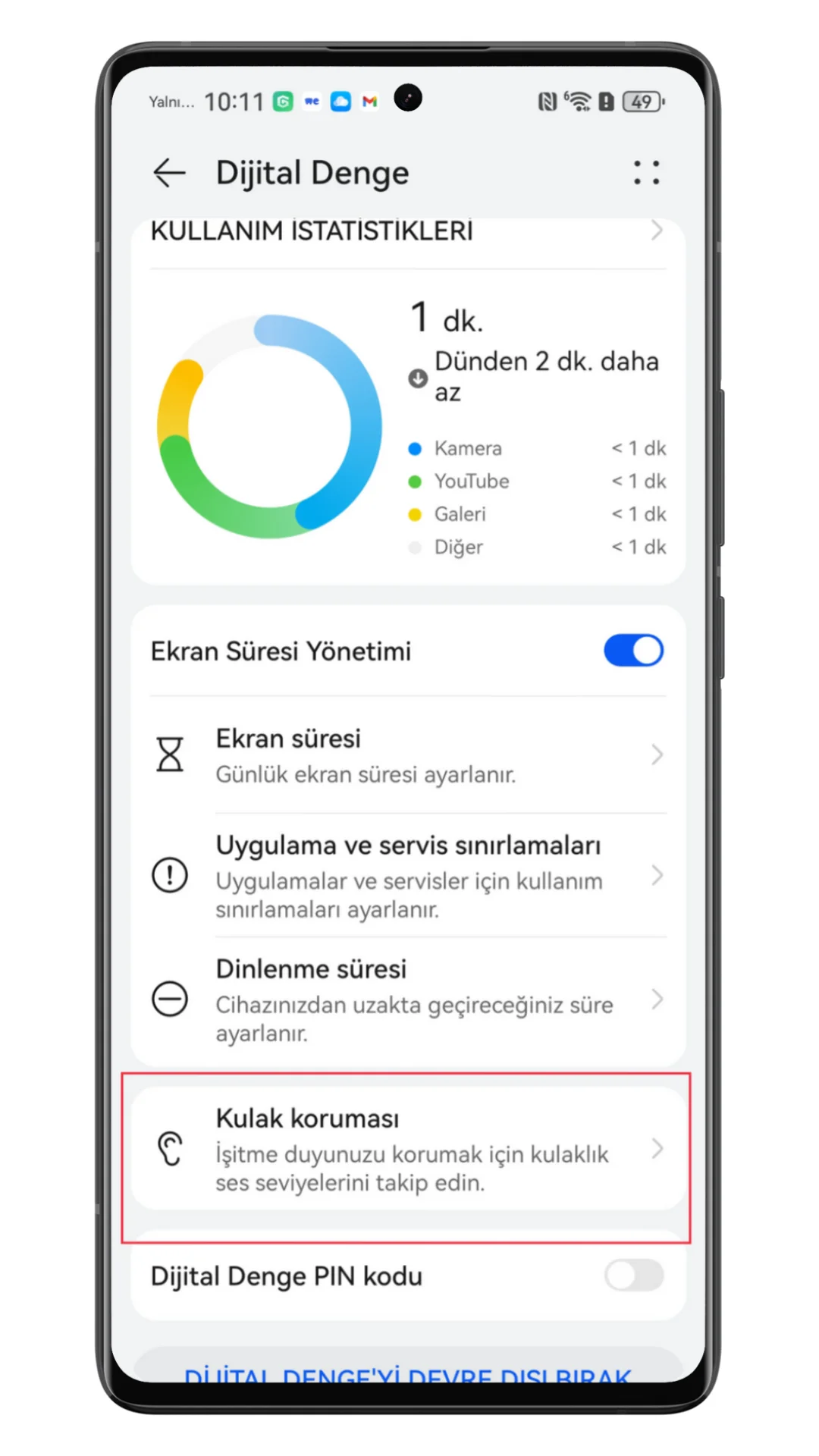 huawei kulak koruması huawei kulak koruması