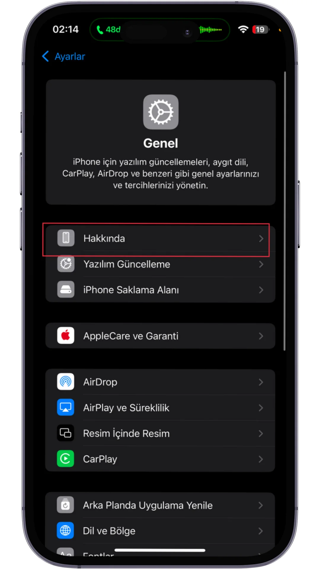 iphone cihaz adı değiştirme