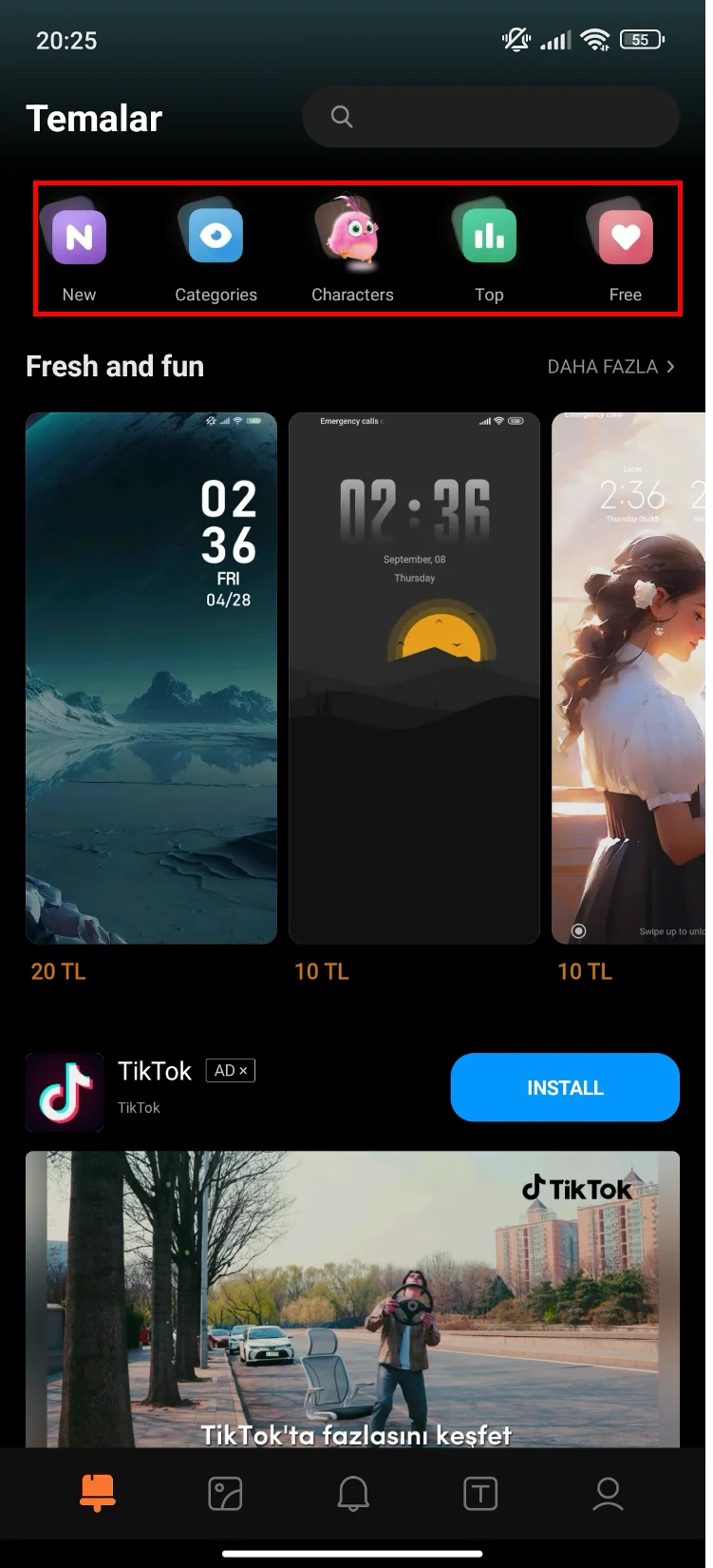 xiaomi tema değiştirme