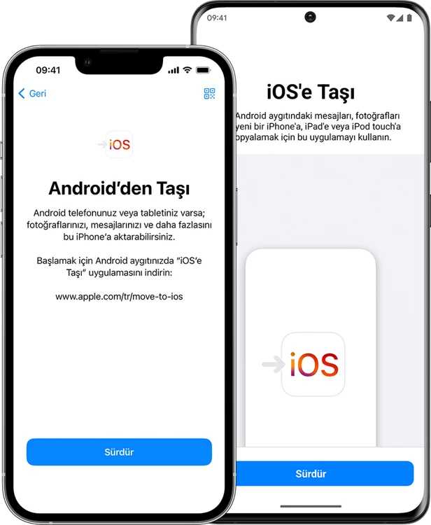 Android’deki Verileri iPhone, iPad ve iPod Touch'a Taşıma