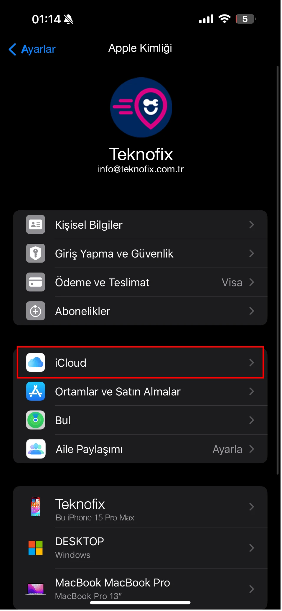 kapalı kalacak telefon