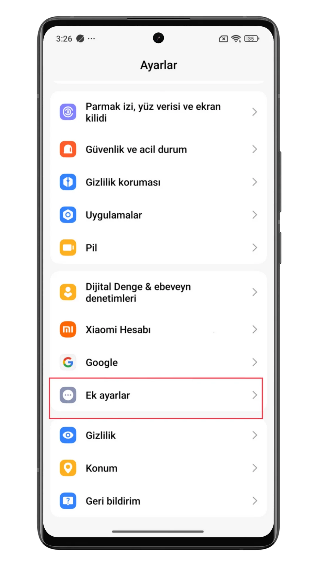 xiaomi otomatik sistem güncellemesini kapatma