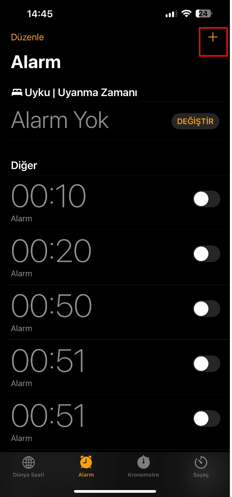 iphone alarm sesi