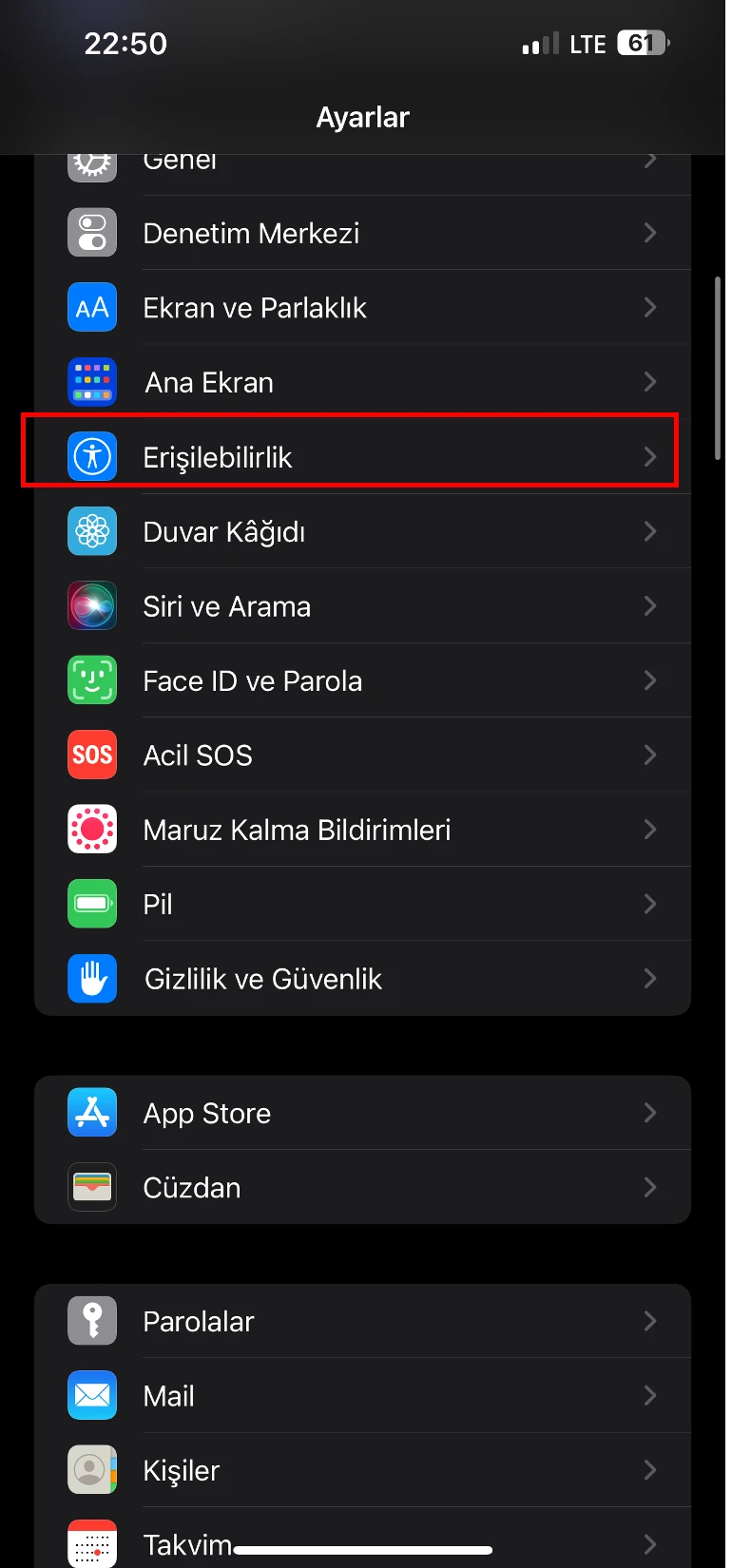 iphone açık kapalı etiketi