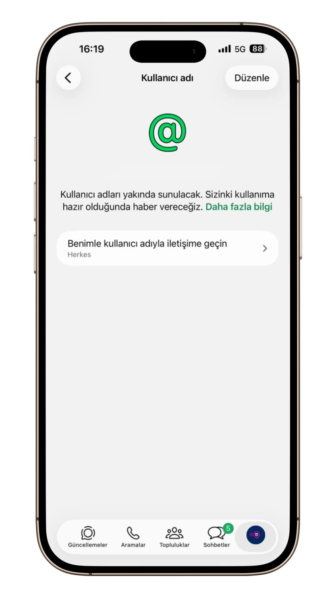 WhatsApp Kullanıcı Adı WhatsApp Kullanıcı Adı