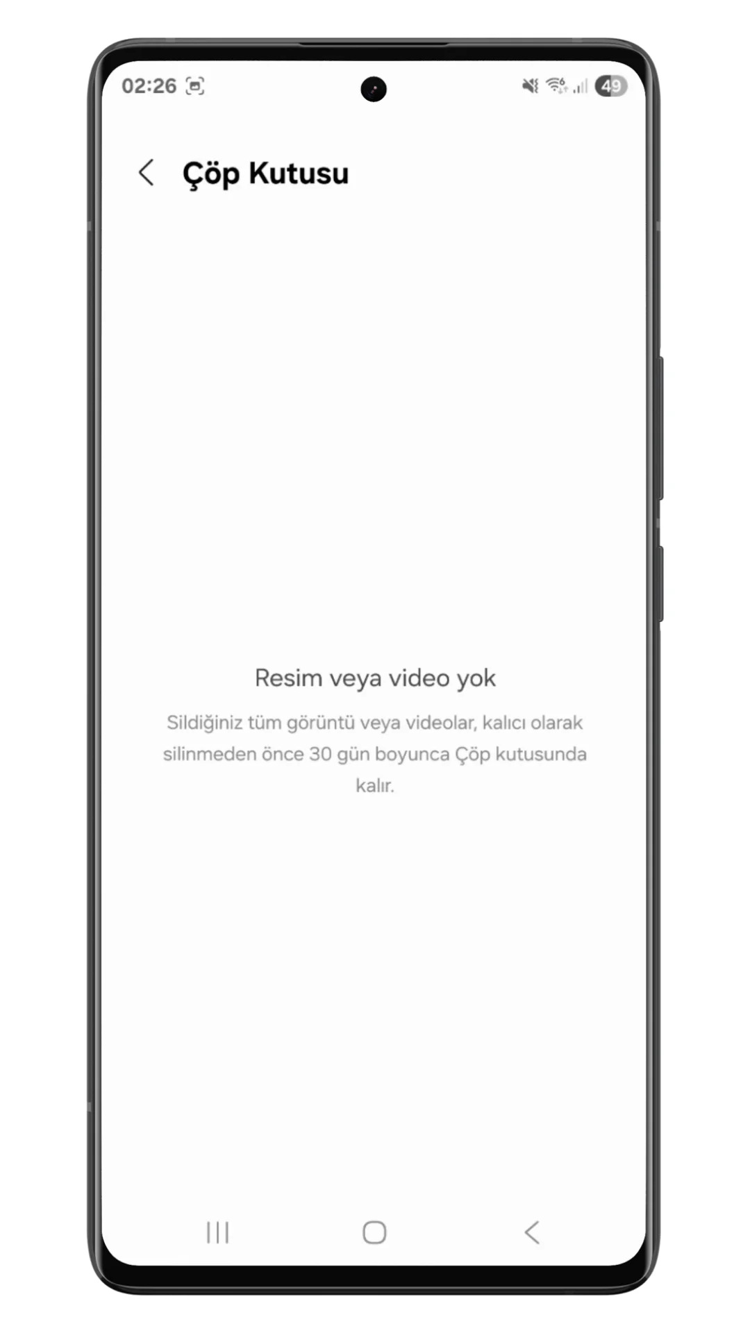 samsung silinen fotoğrafları kurtarma