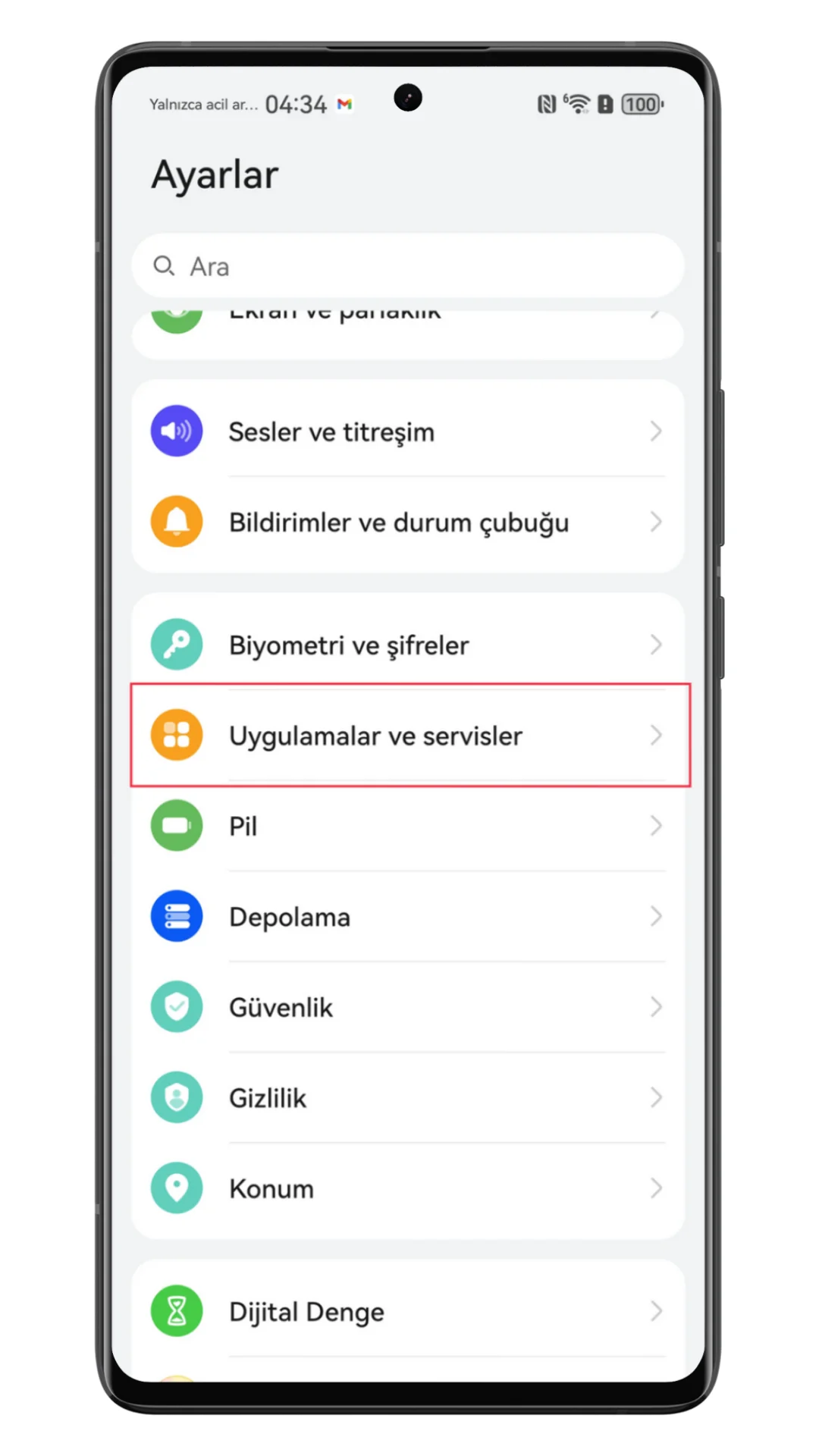 huawei varsayılan uygulamaları değiştirme
