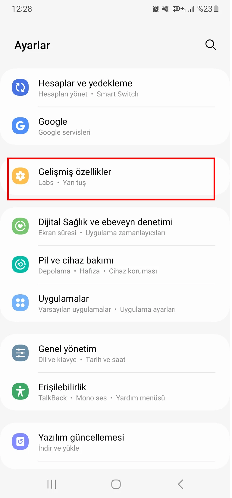 samsung veri aktarma