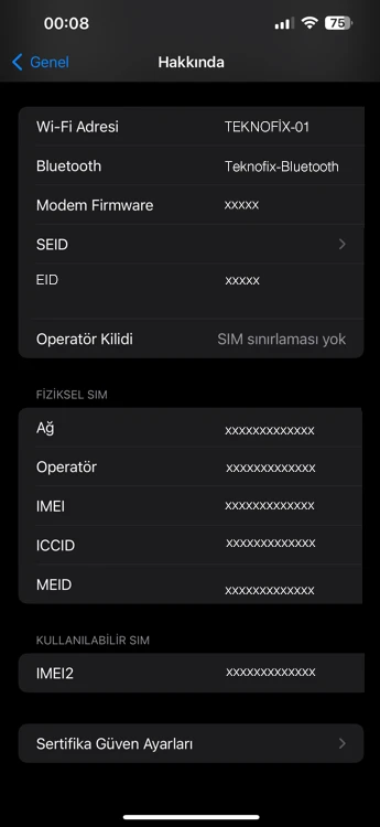 imei sorgulama