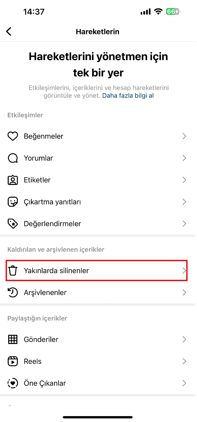 instagram silinen fotoğraf ve videoları geri getirme