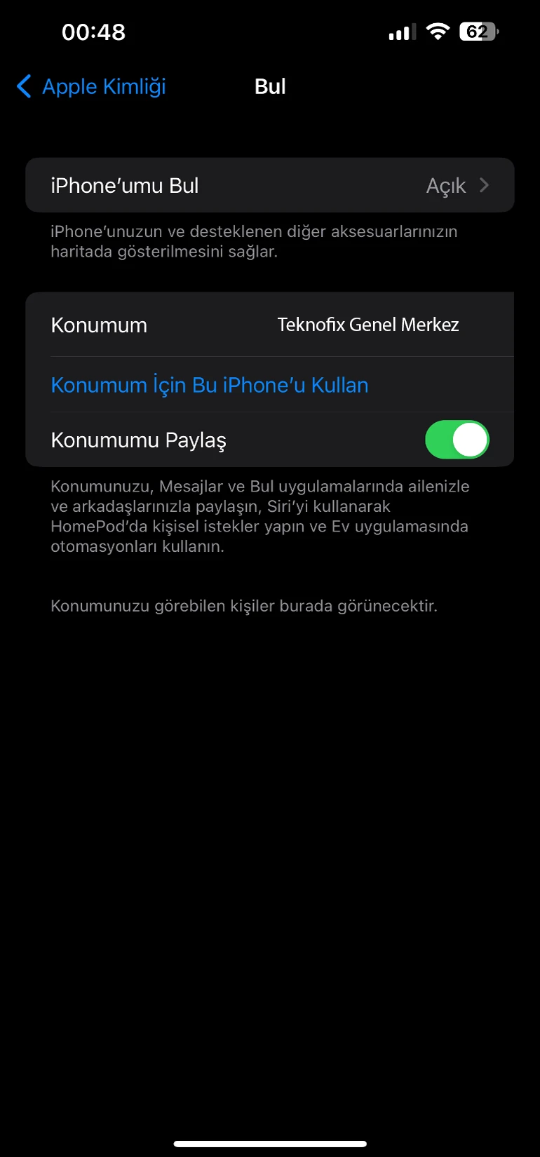 iphone çalınmasını önleme