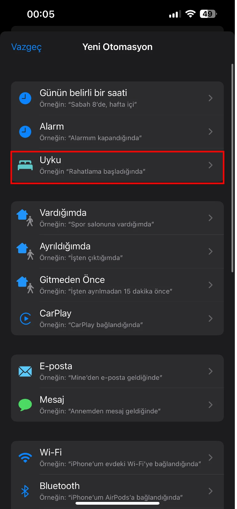 iphone günaydın mesajı gönderme