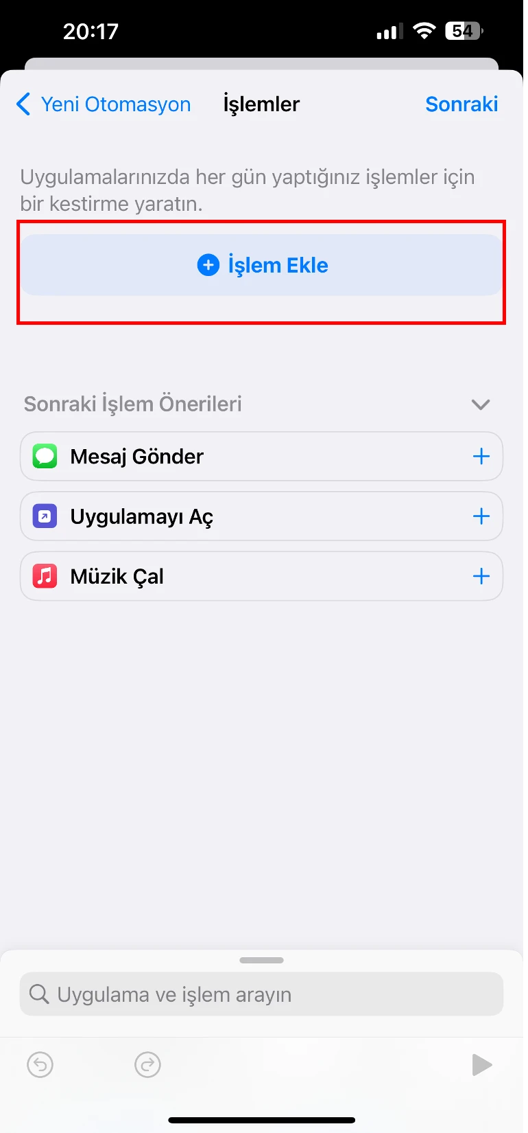 iphone otomatik iyi geceler