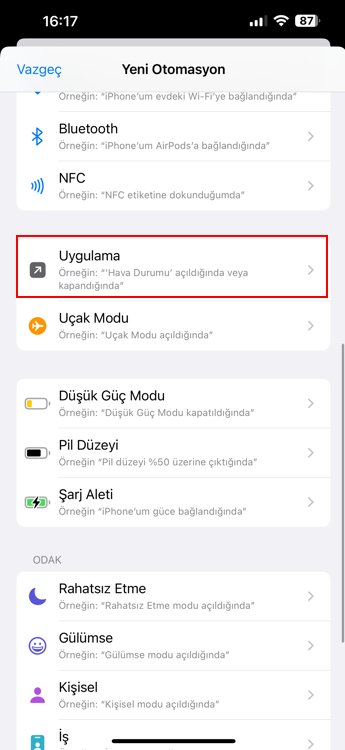 iphone uygulama şifre bırakma