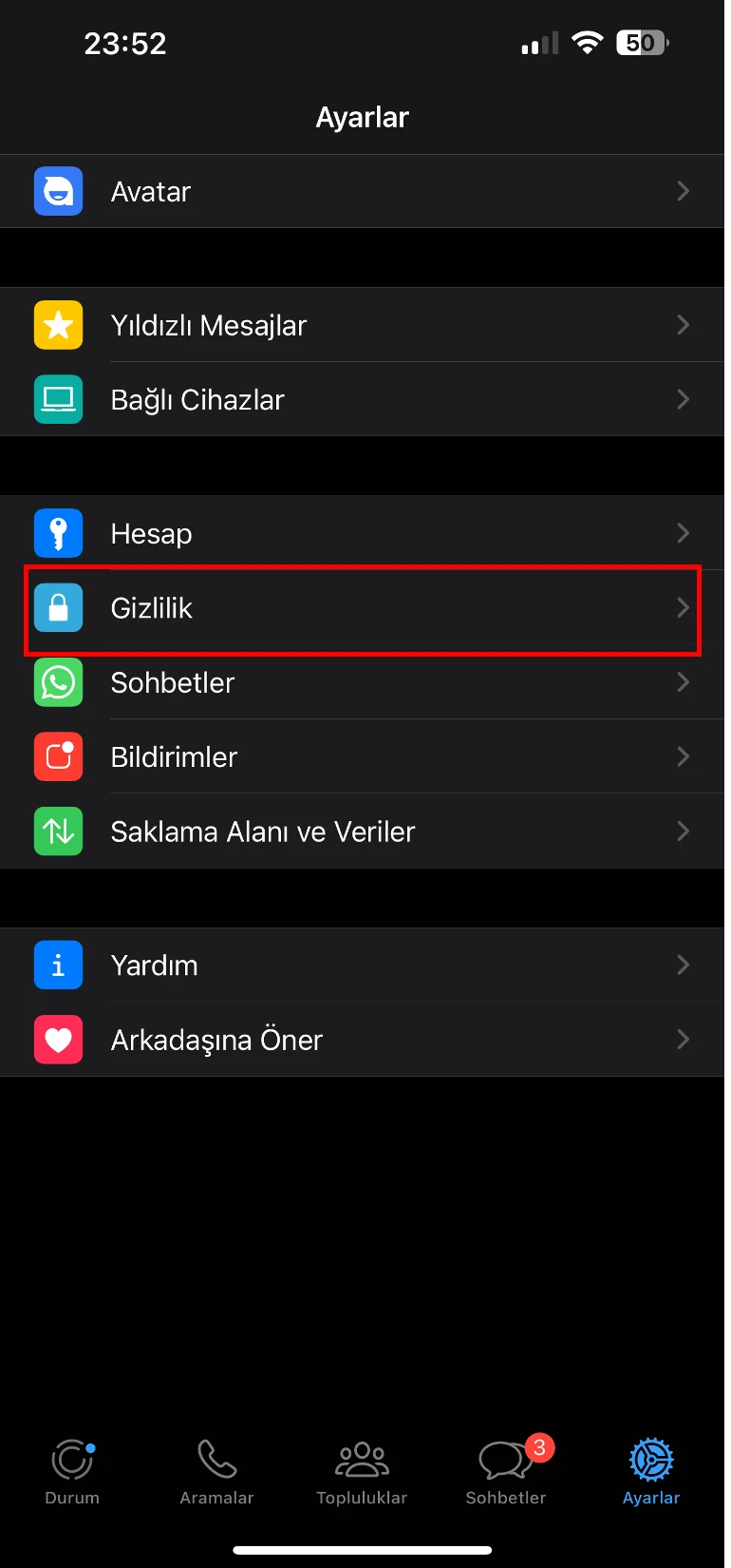 siri whatsapp kilitleme